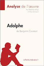 Adolphe de Benjamin Constant (Analyse de l''œuvre)