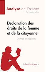 Déclaration des droits de la femme et de la citoyenne de Olympe de Gouges