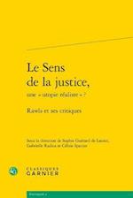 Le Sens de la Justice, Une Utopie Realiste