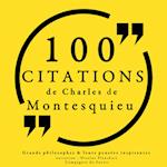 100 citations de Montesquieu