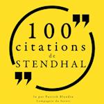 100 citations de Stendhal