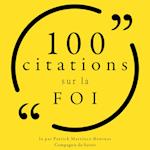 100 citations sur la foi