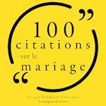 100 citations sur le mariage