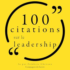 100 citations sur le leadership