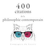 400 citations de la philosophie contemporaine