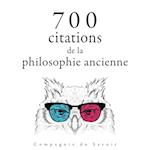 700 citations de la philosophie ancienne