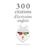 300 citations d'écrivains anglais