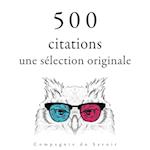 500 citations : une sélection originale