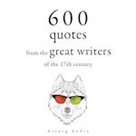 600 Quotations from the Great Writers of the 17th Century