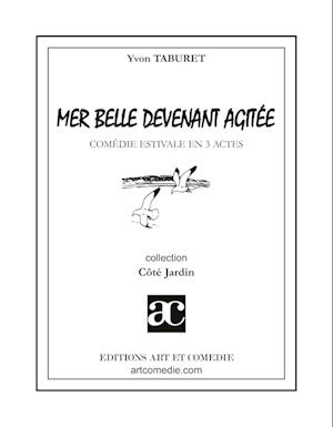 Mer belle devenant agitée