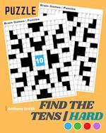 NEW!! Find the Tens Math Puzzle For Adults | Hard Challenging Math Activity Book For Adults 