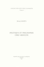 Politique Et Philosophie Chez Aristote