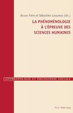 La Phenomenologie A l'Epreuve Des Sciences Humaines