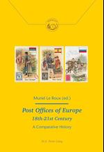 Post Offices of Europe 18th – 21st Century