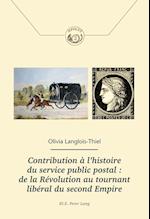 Contribution A L'Histoire Du Service Public Postal