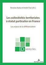 Les collectivités territoriales à statut particulier en France