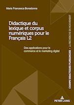 Didactique du lexique et corpus numériques pour le Français L2