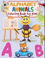 Animal Alphabet Coloring for Kids