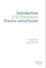 Introduction À La Littérature Franco-Ontarienne