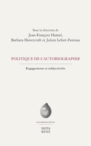 Politique de l''autobiographie