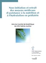 Non-initiation et retrait des moyens medicaux d'assistance a la nutrition et a l'hydratation en pediatrie