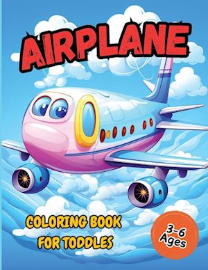 Airplane Coloring Book  For Toddler