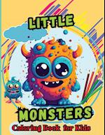 Little Monsters Coloring Book For Kids