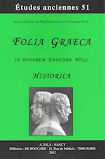 Folia Graeca in Honorem Edouard Will