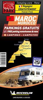 Morocco: Autocamper map - Aires camping-cars
