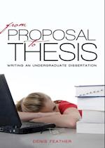 From proposal to thesis