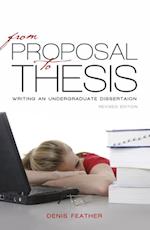 From proposal to thesis