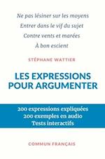 Les expressions pour argumenter