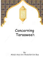 Concerning Taraaweeh 