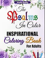 The Psalms in Color Inspirational Coloring Book for Adults