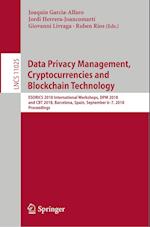 Data Privacy Management, Cryptocurrencies and Blockchain Technology