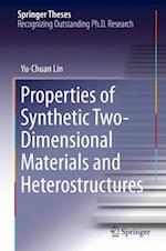 Properties of Synthetic Two-Dimensional Materials and Heterostructures