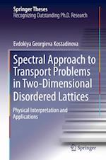 Spectral Approach to Transport Problems in Two-Dimensional Disordered Lattices