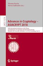 Advances in Cryptology – ASIACRYPT 2018