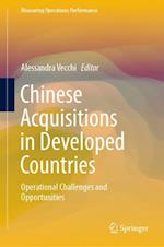 Chinese Acquisitions in Developed Countries