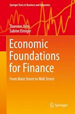 Economic Foundations for Finance