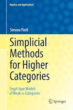 Simplicial Methods for Higher Categories