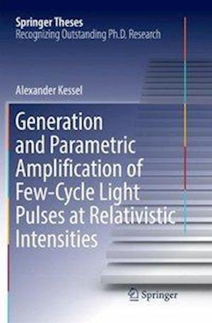 Generation and Parametric Amplification of Few-Cycle Light Pulses at Relativistic Intensities