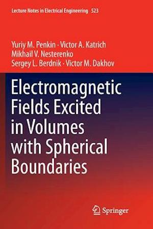 Electromagnetic Fields Excited in Volumes with Spherical Boundaries