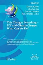 This Changes Everything – ICT and Climate Change: What Can We Do?