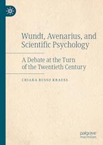 Wundt, Avenarius, and Scientific Psychology