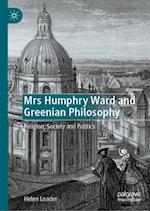 Mrs Humphry Ward and Greenian Philosophy
