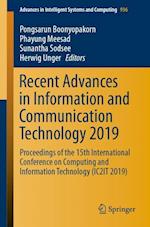 Recent Advances in Information and Communication Technology 2019
