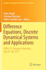 Difference Equations, Discrete Dynamical Systems and Applications