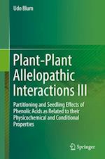 Plant-Plant Allelopathic Interactions III