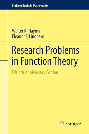 Research Problems in Function Theory